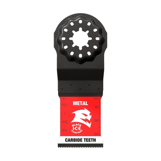 1-1/4" AMPED™ Steel Demon™ Starlock Carbide Teeth Oscillating Blades for Metal (3-pk)