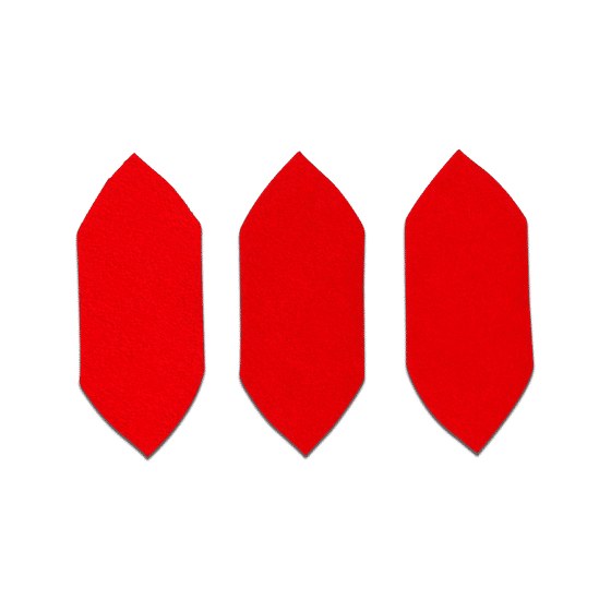 3"x 1-1/8" Assorted Hook & Lock™ Fingertip Detail Sanding Sheets (15-pk)