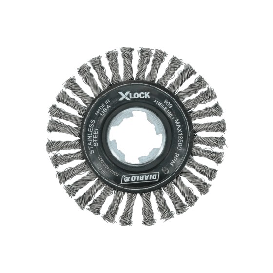 4" X-LOCK Stainless Steel Stringer Bead Twist Wheel