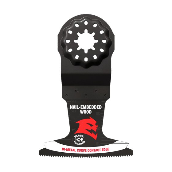 2-1/2" Demo Demon™ Starlock Bi-Metal Oscillating Blades for Nail-Embedded Wood (3-pk)