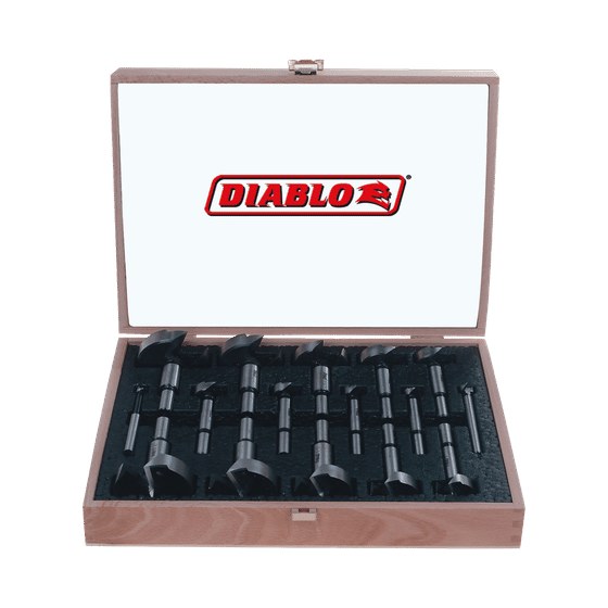 Forstner Bit Set for Wood (16-pc)