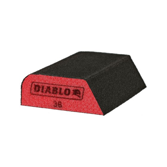 4" x 2-3/4" x 1" 36-Grit Dual-Edge Sanding Sponge