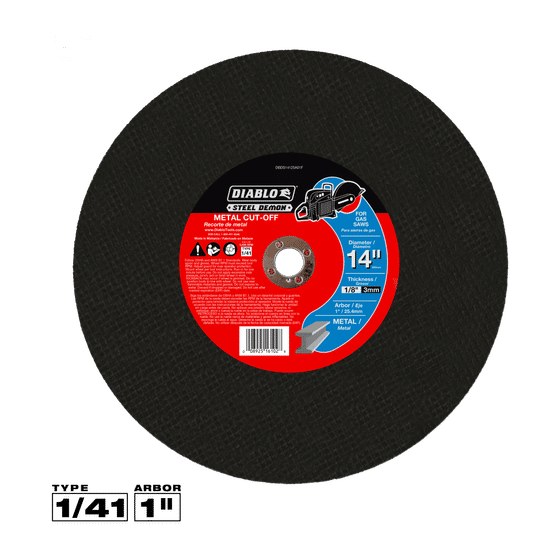 14" 1" Steel Demon™ High Speed Metal Cut-Off Disc