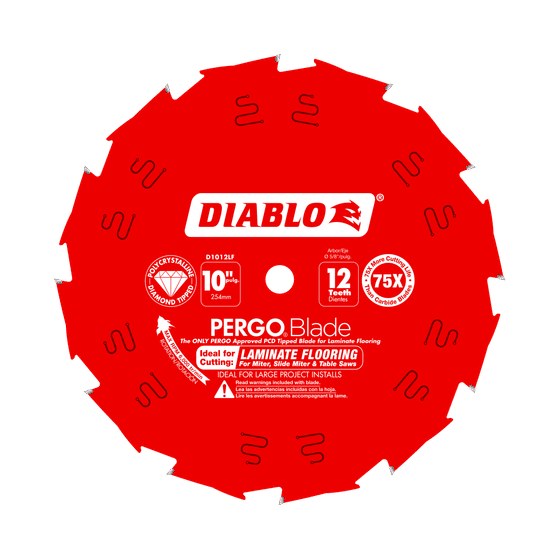 10" x 12-Teeth PergoBlade™ Saw Blade for Laminate and Wood Flooring