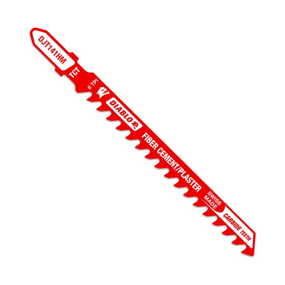 4" 6TPI Carbide Jig Saw Blade for Fiber Cement & Plaster