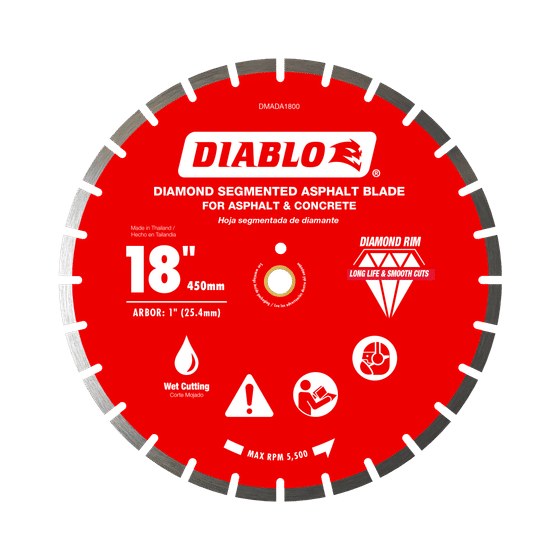 18" Diamond Segmented Blade for Asphalt
