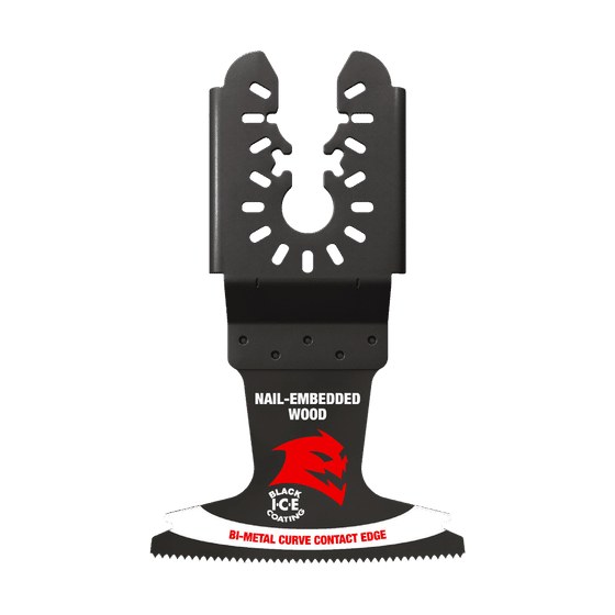 2-1/2" Demo Demon™ Universal Fit Bi-Metal Oscillating Blade for Nail-Embedded Wood