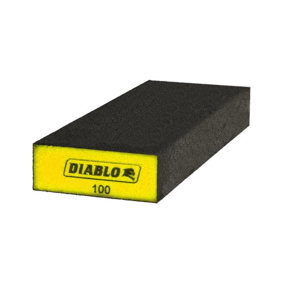 8" x 2-3/4" x 1" 100-Grit Extended Flat Edge Sanding Sponge