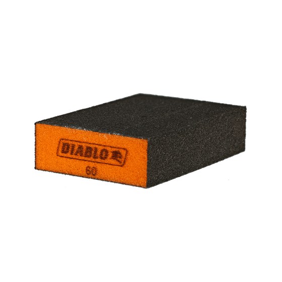 4" x 2-3/4" x 1" 60-Grit Flat Edge Sanding Sponge