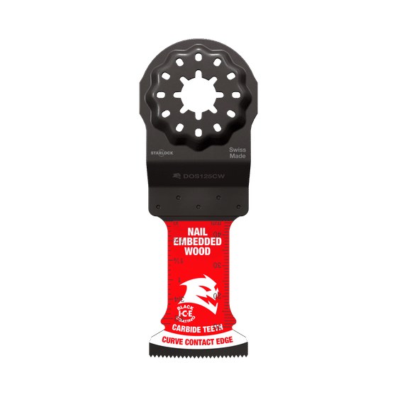 1-1/4" AMPED™ Demo Demon™ Starlock Carbide Teeth Oscillating Blade for Nail-Embedded Wood