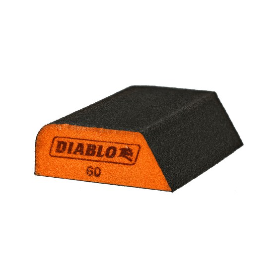 4" x 2-3/4" x 1" 60-Grit Dual-Edge Sanding Sponge