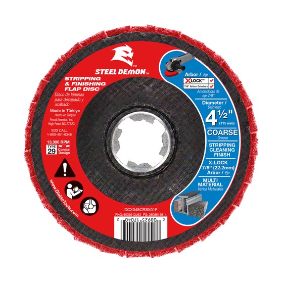 4-1/2" X-Lock Non-Woven product