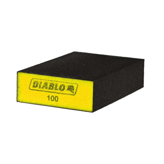 4-1/2" x 2-3/4" x 1" 100-Grit Flat Edge Sanding Sponge