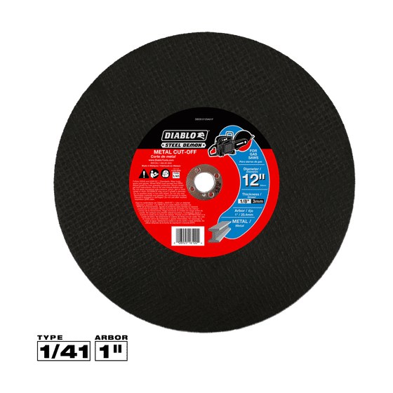 12" Type 1 Steel Demon™ High Speed Metal Cut-Off Disc