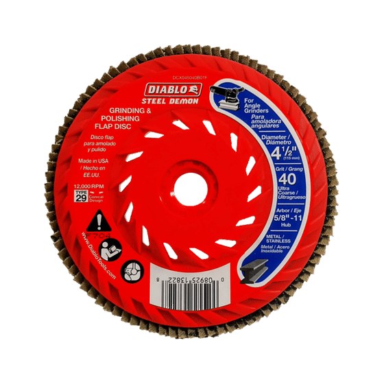 4-1/2" 60-Grit Steel Demon™ Flap Disc for Metal