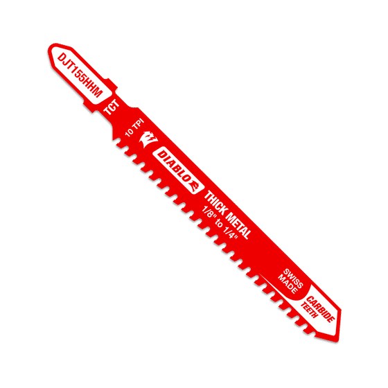 3-3/5" 10TPI Carbide Jig Saw Blade for Thick Metal