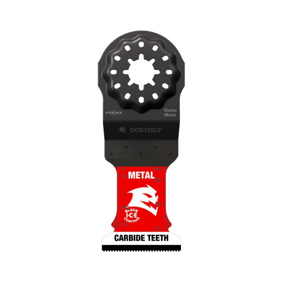 1-1/4" AMPED™ Steel Demon™ Starlock Carbide Teeth Oscillating Blade for Metal
