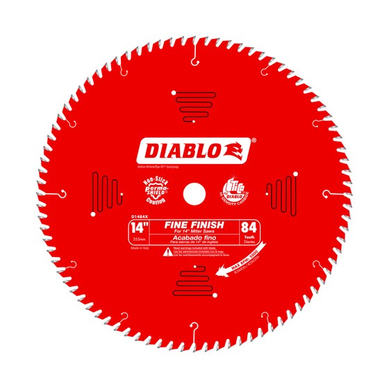 14" x 84-Teeth Fine Finish Saw Blade for Wood