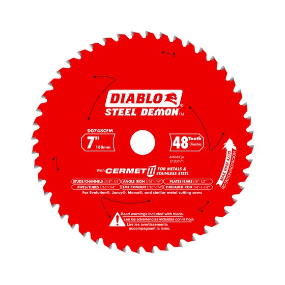 7" x 48-Teeth Steel Demon™ Cermet II Saw Blade for Medium Metal